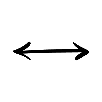 Arrow Double Staight Element from Beveled Scribbles Set