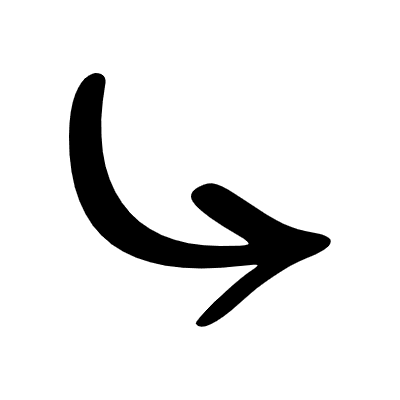 Arrow Line Head Angled Short Element from Beveled Scribbles Set