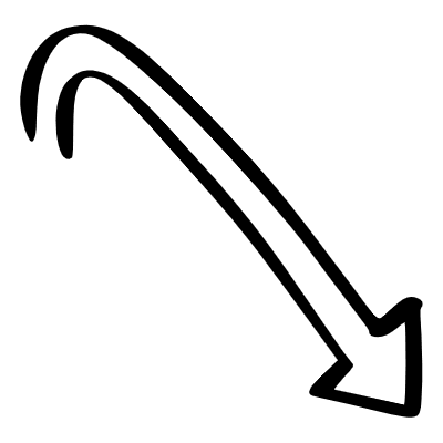 Arrow Open Back Turn Back Element from Beveled Scribbles Set