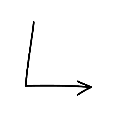 Line Arrow Angled Line Head Medium 9 Element from Variable Scribbles Set