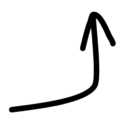 Line Arrow Angled Line Head Element from Variable Scribbles Set
