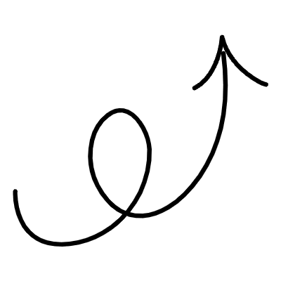 Line Arrow Spiral Up Element from Variable Scribbles Set