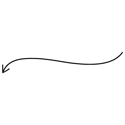 Line Arrow Wiggle Left Curve 3 Element from Variable Scribbles Set