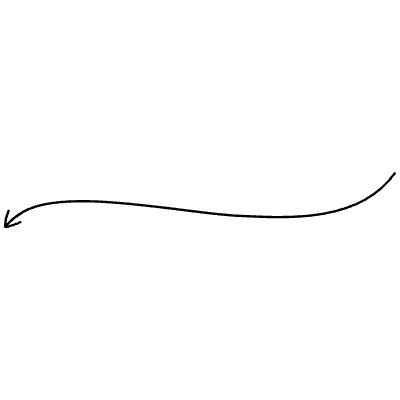 Line Arrow Wiggle Left Curve 5 Element from Variable Scribbles Set