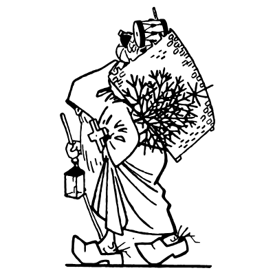 Pilgrim Element from Art Deco Illustrations Set
