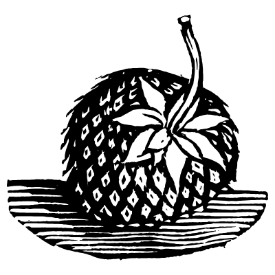 Strawberry 1 Element from Art Deco Illustrations Set