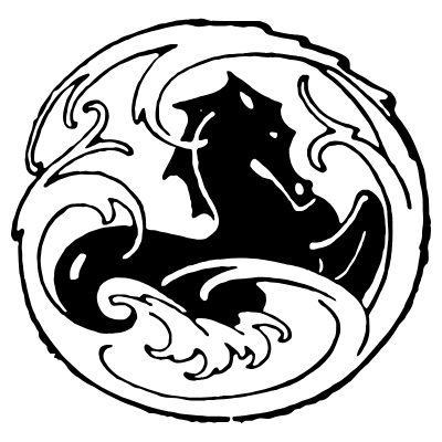 Horse Element from Art Nouveau Illustrations Set