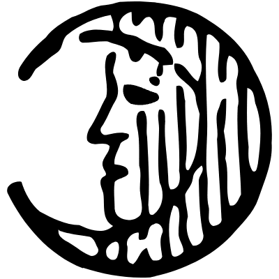 Moon Luna Faces 16 Element from Vintage Illustrations Set