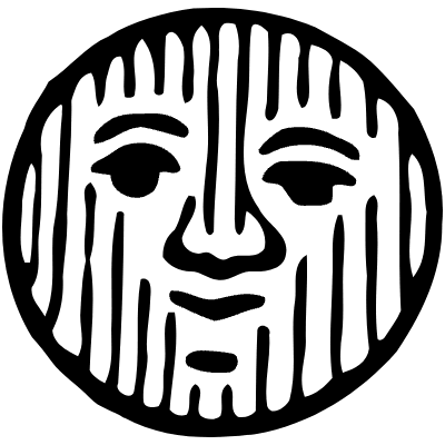 Moon Luna Faces 20 Element from Vintage Illustrations Set