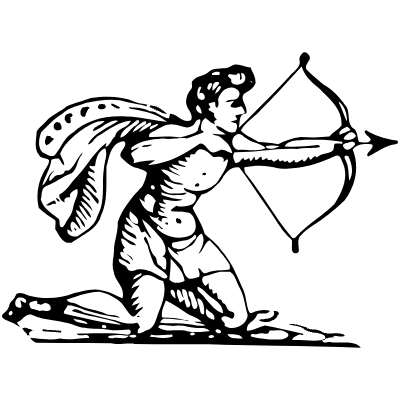 Sagittarius Zodiac 2 Element from Vintage Illustrations Set