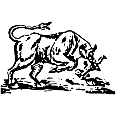 Taurus Zodiac 1 Element from Vintage Illustrations Set