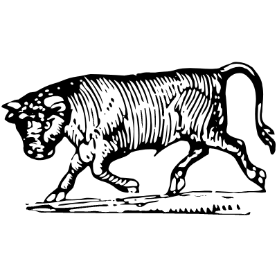 Taurus Zodiac 2 Element from Vintage Illustrations Set