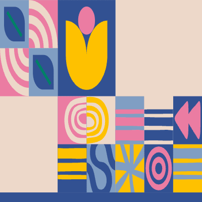 Mixed Tile Background 4 Element from Tiled Backgrounds Set