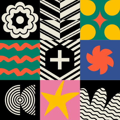 Block Mix And Match 1 Element from Background Tiles (Square) Set