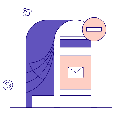 Communication No Mail E Mail 01 Illustration from Bangalore - Pro Set