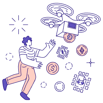 Airdrop Illustration from Bangalore - Pro Set