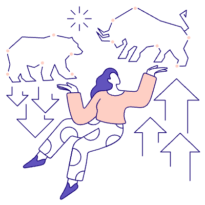 Bullvsbear Illustration from Bangalore - Pro Set