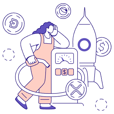 Gas Fees Altcoins Illustration from Bangalore - Pro Set
