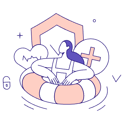 Customer Service Support Insurance Being Insured 01 Illustration from Bangalore - Pro Set