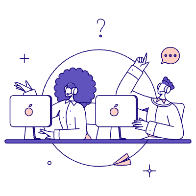 Customer Service Support Support Team 01 Illustration from Bangalore - Pro Set