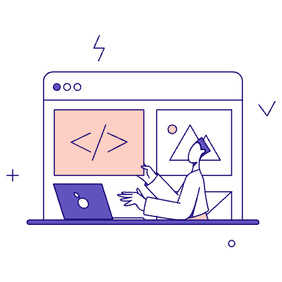 Development Coding A Website 01 Illustration from Bangalore - Pro Set
