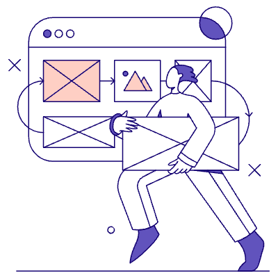 Development Wireframe 01 Illustration from Bangalore - Pro Set
