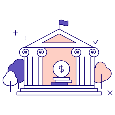 Bank Illustration from Bangalore - Pro Set