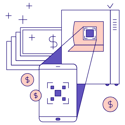 Cardless Withdrawal 01 Illustration from Bangalore - Pro Set