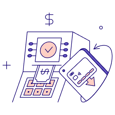 Cardless Withdrawal 2 Illustration from Bangalore - Pro Set