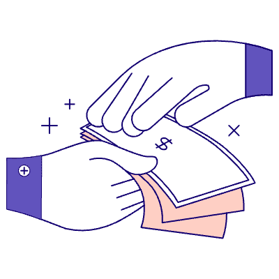 Cash Payments Illustration from Bangalore - Pro Set