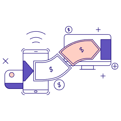 Online Transaction 01 Illustration from Bangalore - Pro Set