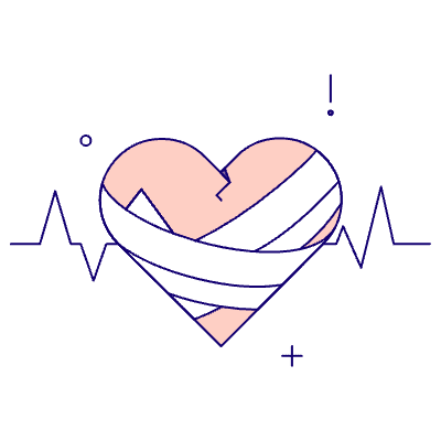 Bandaid On Heart 2 Illustration from Bangalore - Pro Set
