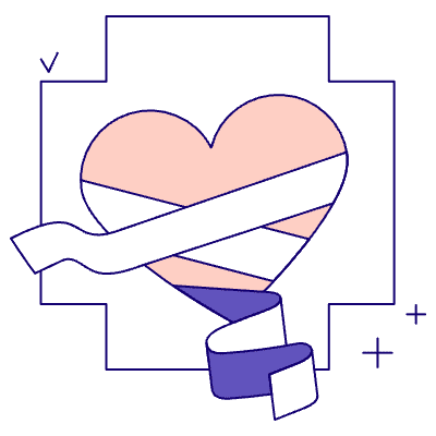 Bandaid On Heart 3 Illustration from Bangalore - Pro Set