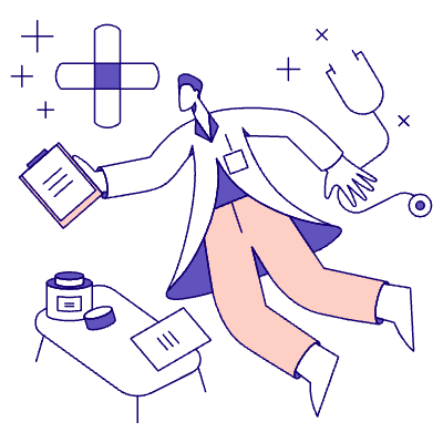 Doctor Nurse 01 Illustration from Bangalore - Pro Set