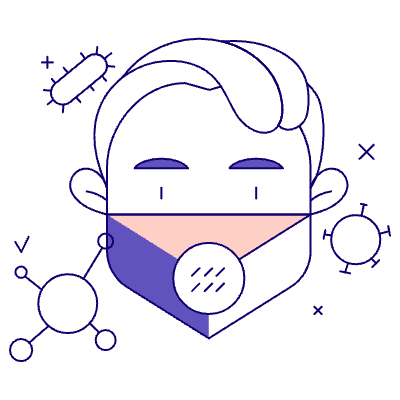 Facemask 2 Illustration from Bangalore - Pro Set