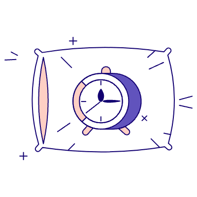 Getting Enough Sleep Illustration from Bangalore - Pro Set