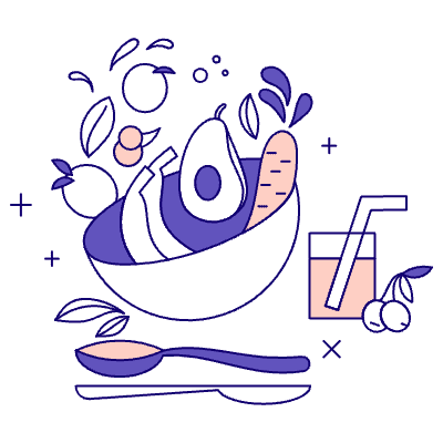 Vegan Cuisine Illustration from Bangalore - Pro Set