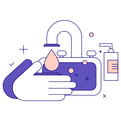 Washing Hands 01 Illustration from Bangalore - Pro Set