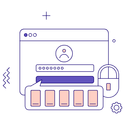 Interface Enter Your Password 01 Illustration from Bangalore - Pro Set