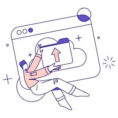 Interface Uploading 01 Illustration from Bangalore - Pro Set
