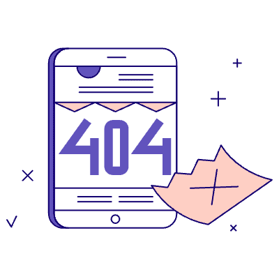 Page Not Found Error 404 Illustration from Bangalore - Pro Set