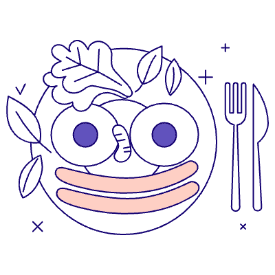 Breakfast Illustration from Bangalore - Pro Set