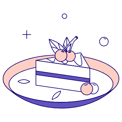 Cake Dessert Illustration from Bangalore - Pro Set