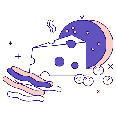 Cheese Illustration from Bangalore - Pro Set