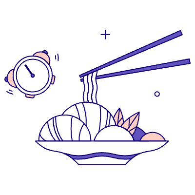 Dinner Illustration from Bangalore - Pro Set