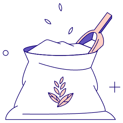 Grains Bag Illustration from Bangalore - Pro Set