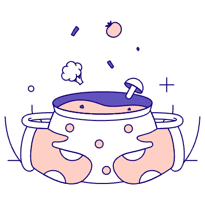 Home Cooked Meal Illustration from Bangalore - Pro Set