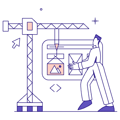 Product Site Builder 01 Illustration from Bangalore - Pro Set