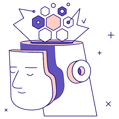 Half Human Half Robot Illustration from Bangalore - Pro Set