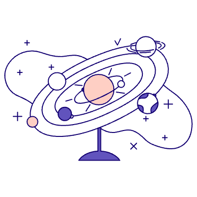 Solar System Illustration from Bangalore - Pro Set